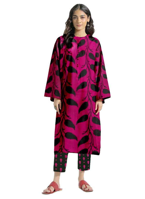 2 Piece Embroidered Suit