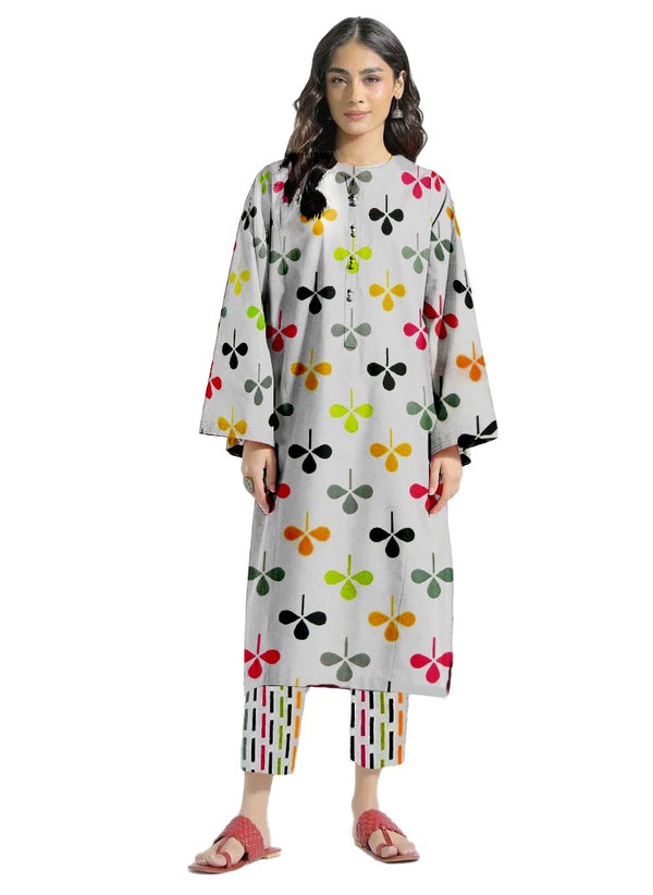 2 Piece Embroidered Suit 14