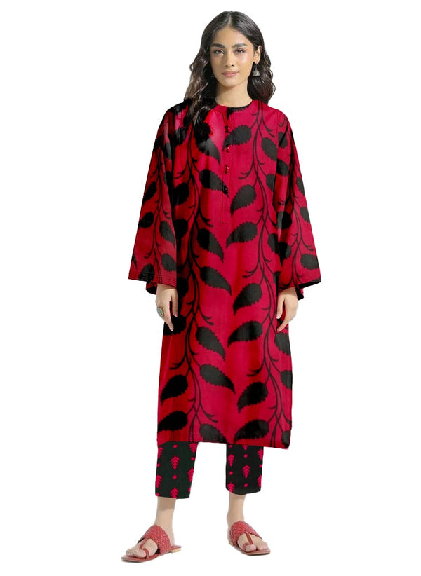 2 Piece Embroidered Suit