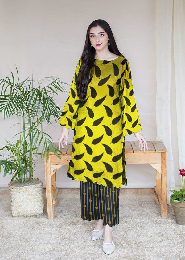 2 Piece Embroidered Suit 19