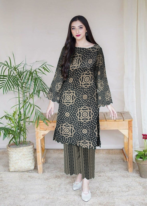 2 Piece Embroidered Suit 20