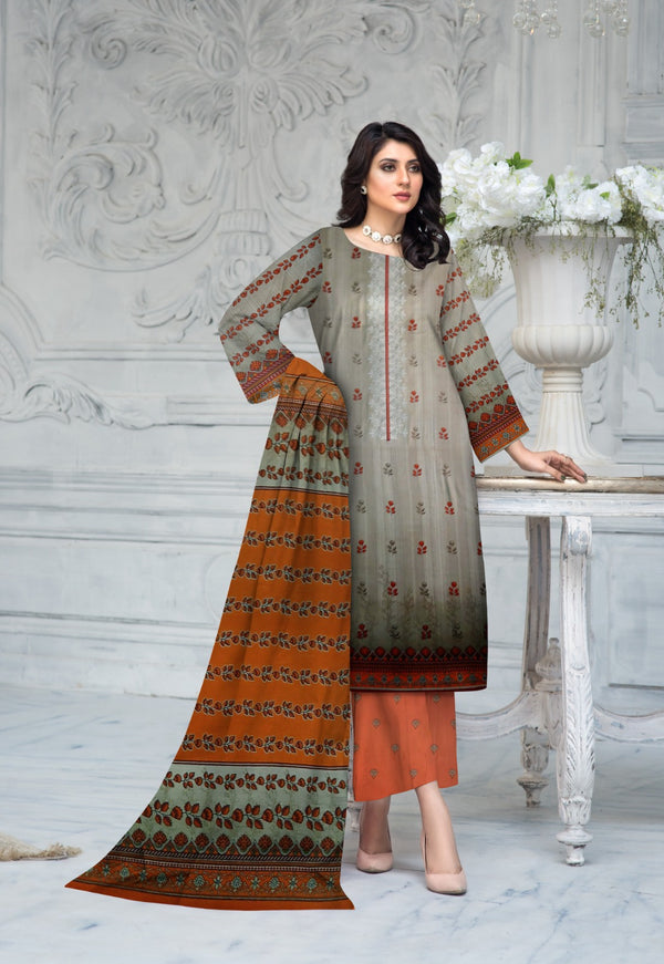 3 Piece – Embroidered Suit