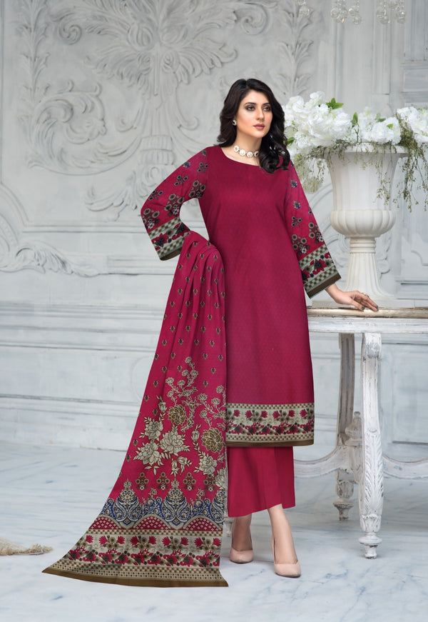 3 Piece – Embroidered Suit