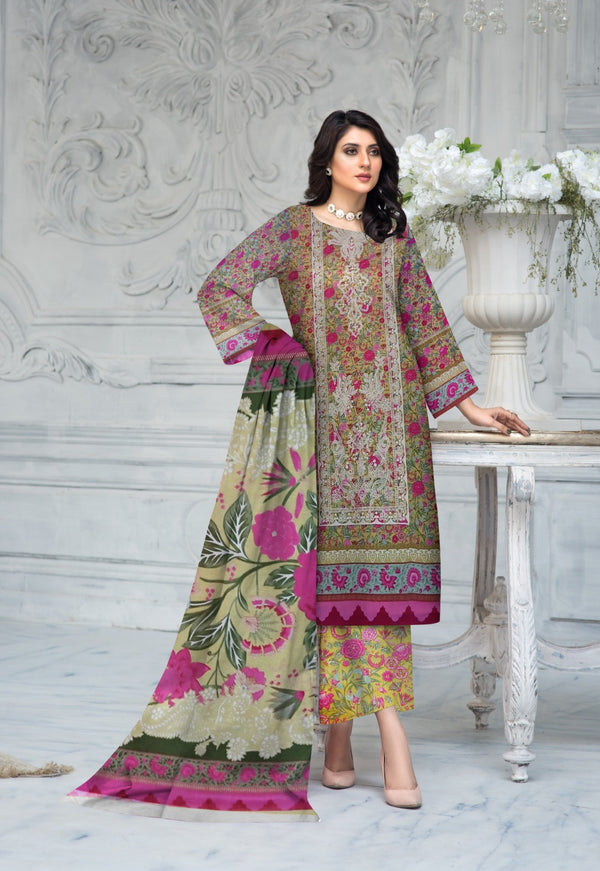 3 Piece – Embroidered Suit