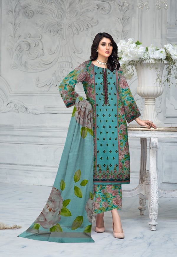 3 Piece – Embroidered Suit