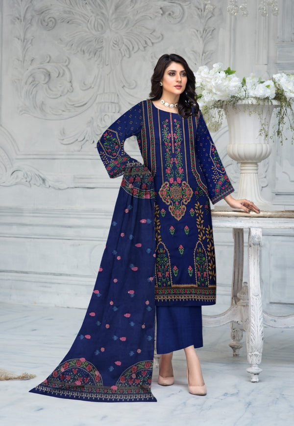 3 Piece – Embroidered Suit